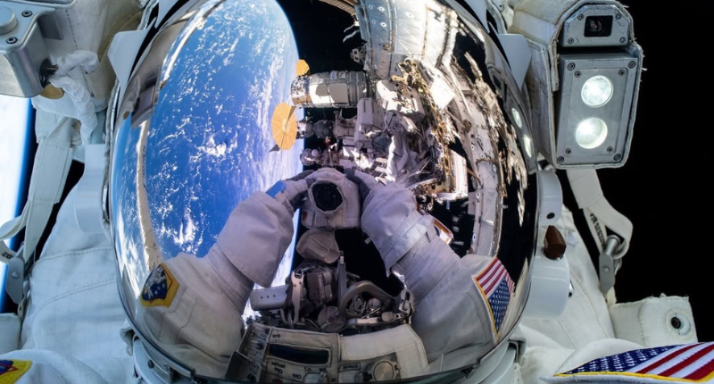 Suni Williams en la Estación Espacial Internacional