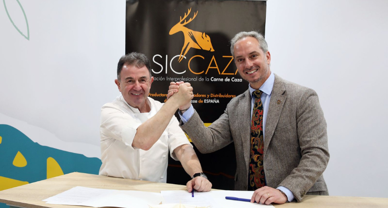 Martín Berasategui y ASICCAZA promocionan la carne de caza