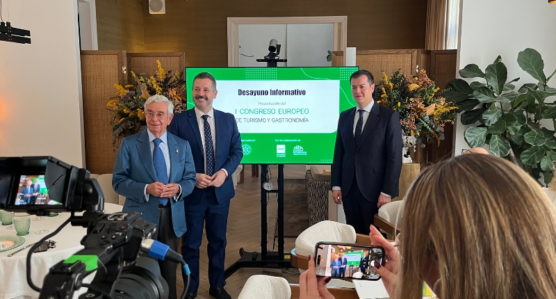 presentación del I Congreso Europeo de Turismo y Gastronomía