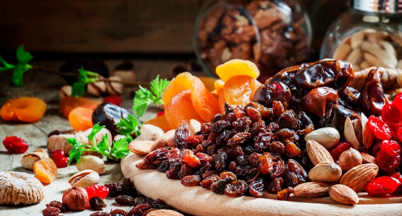 frutas deshidratadas