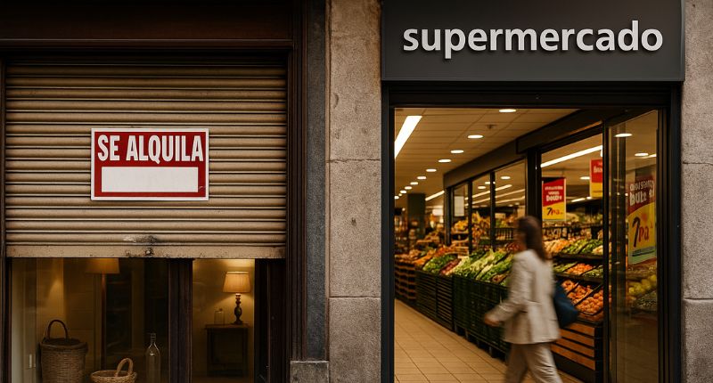 Tiendas de alimentación cierra por supermercado
