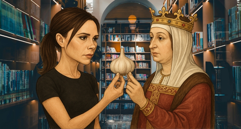 Victoria Beckham e Isabel la Católica ajo