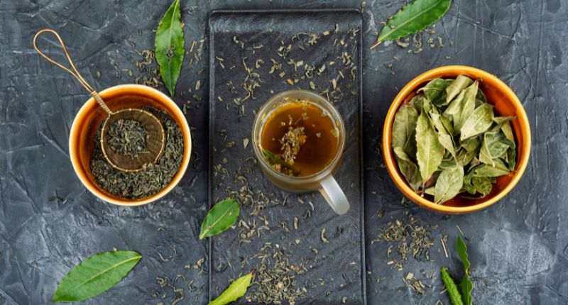 laurel hojas infusión