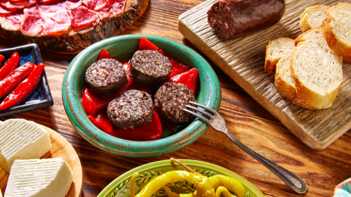 Tapas de morcilla