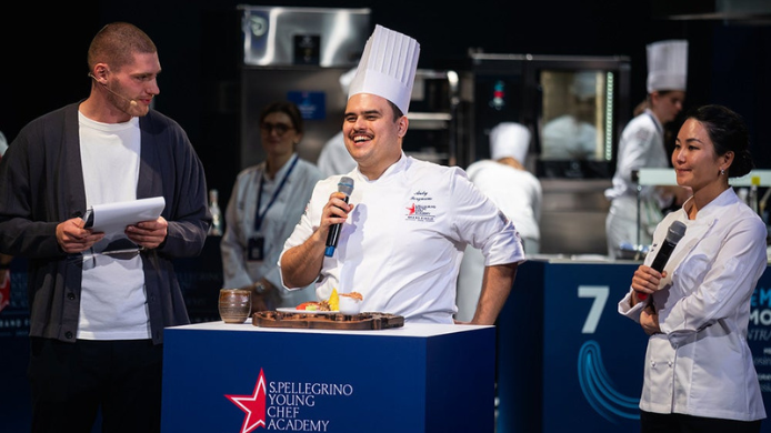 Ardy Ferguson en la Grand Finale de S.Pellegrino Young Chef