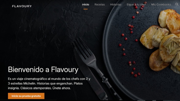 Flavoury plataforma estrellas michelin 