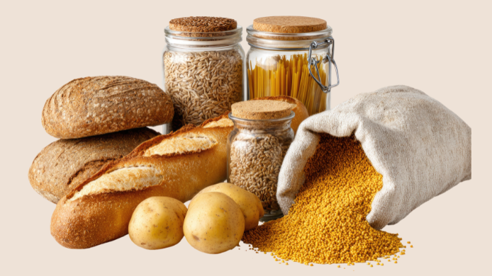 panes y harinas integrales para consumo de carbohidratos