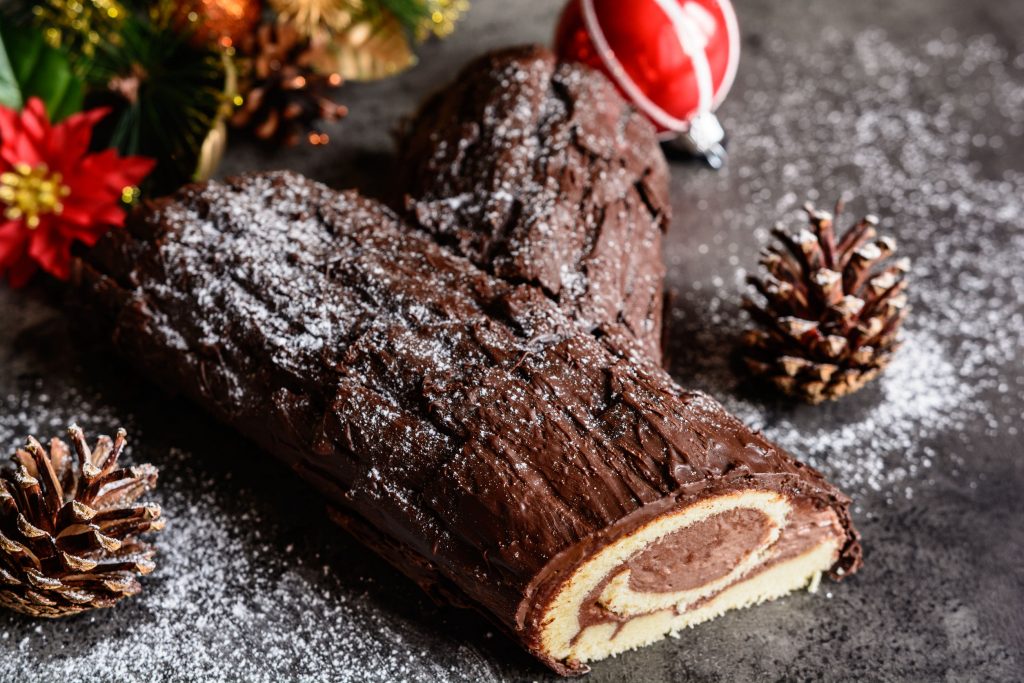 dulces-navideños-tronco-navidad- bûche-Noël