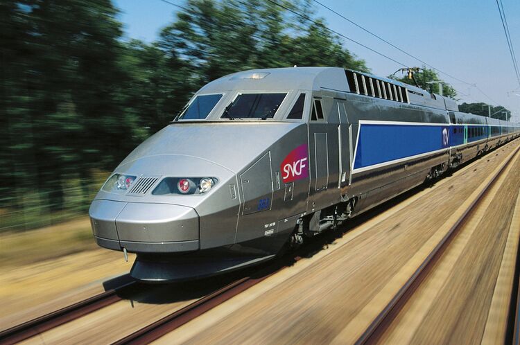 Unidad de tren de la SNCF.
