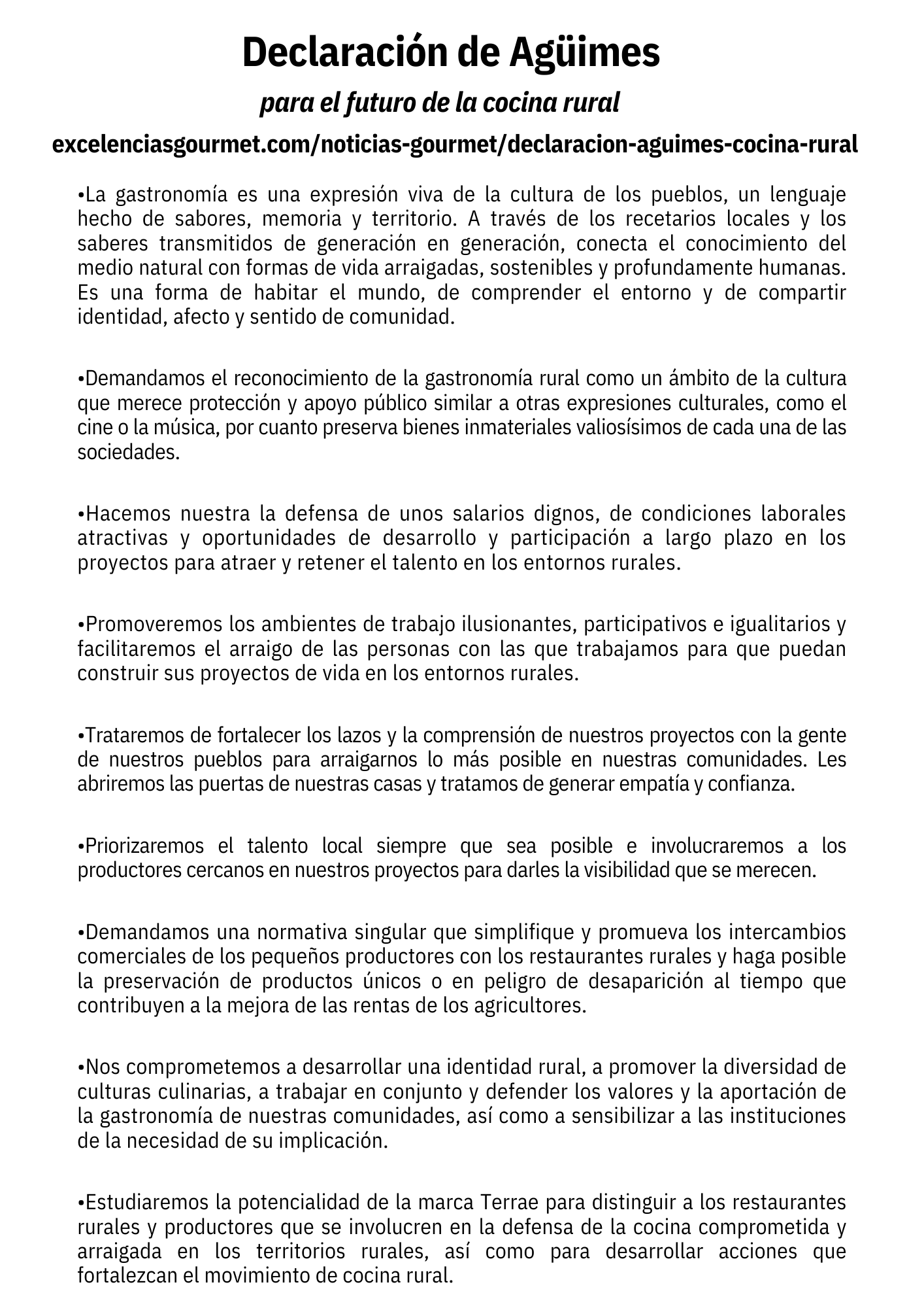 Declaración de Agüimes