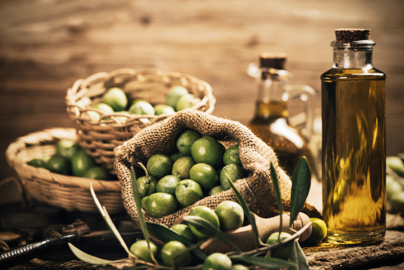 Aceite de oliva, una de las grandes aportaciones de Europa al Nuevo Mundo.