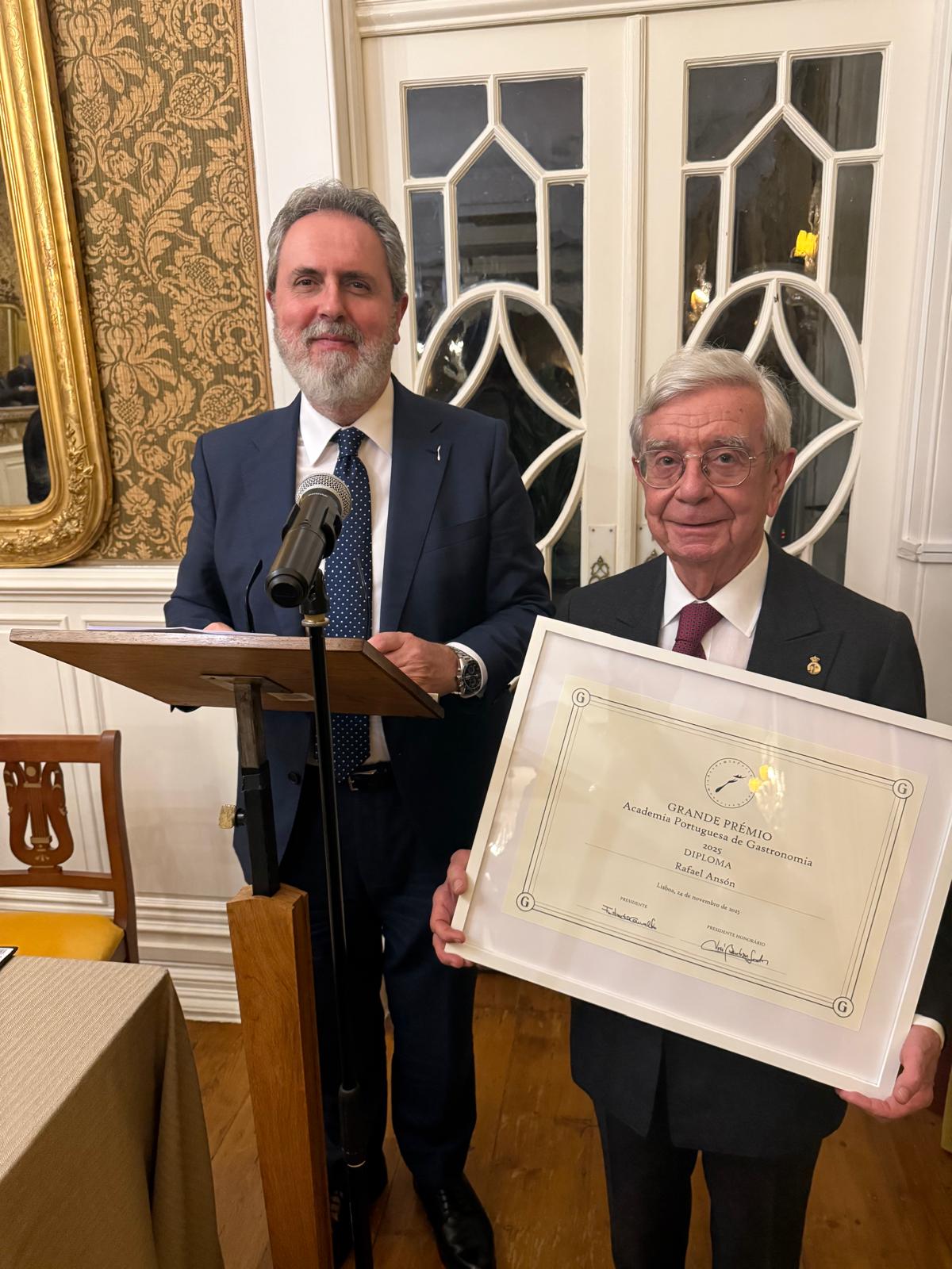 Rafael Ansón y Carlos Fontao