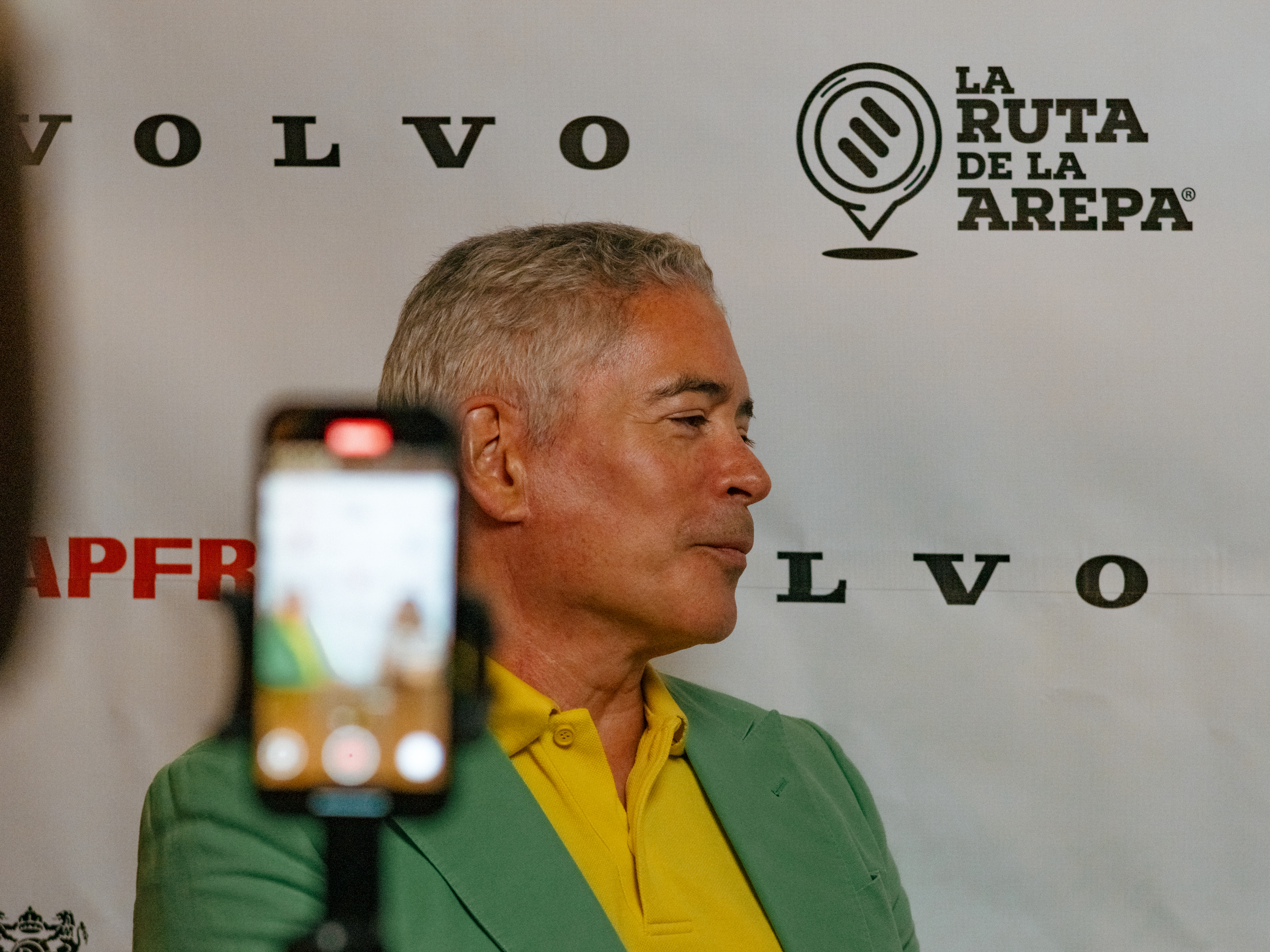 Boris Izaguirre en la presentación oficial de la Ruta de la Arepa