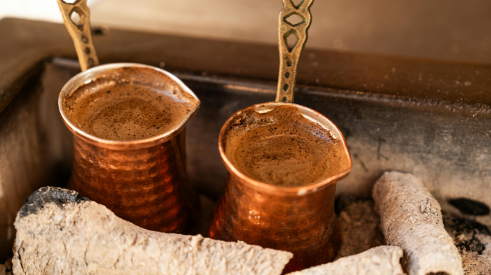 Cezve para elaborar Café Turco