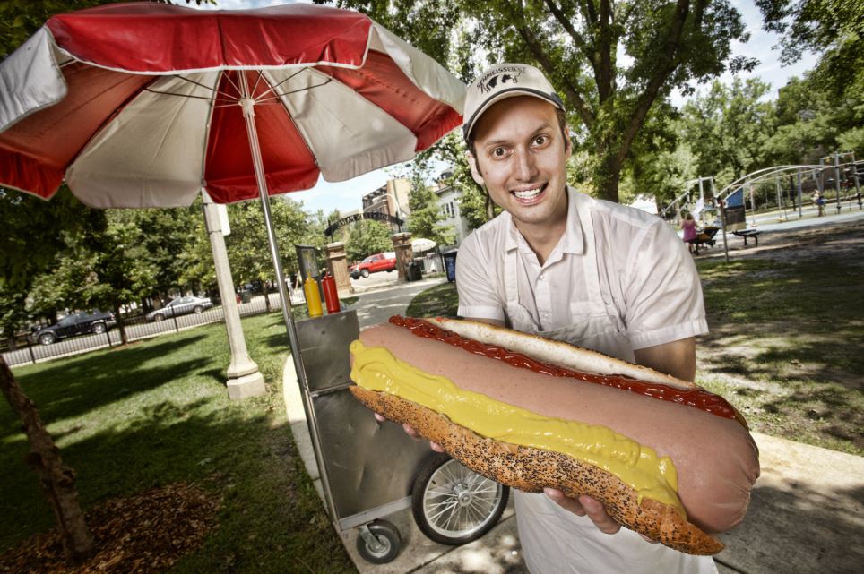 Records Guinness-gastronomia-hot-dog-dan-abbate