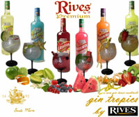 Rives recrea sus gin tonics