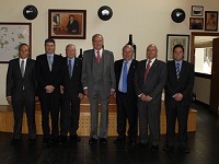 Su Majestad el rey D. Juan Carlos, visita Bodegas Hnos. Pérez Pascuas.