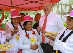 Pedro Pablo Kuczynski, presidente de la República inauguró Mistura 2017 y la catalogó como un emblema de la comida nacional.