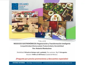 Taller Negocios Gastronómicos Regeneración y Transformación Inteligente