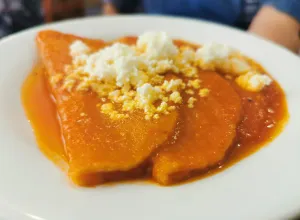 Enchiladas. Rincón Huasteco