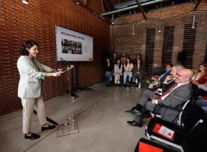 Patricia Mota de Hostelería Madrid en la presentación