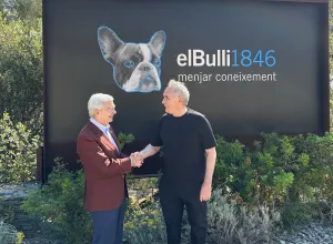 Rafael Ansón con Ferran Adrià en la inauguración del museo elBulli 1846.