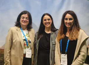 María Oria, Lucía Nocete y Begoña Santos