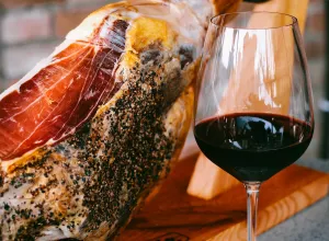 jamón y vino