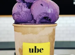 Ube foto tomada de @milkandsugarcreamery