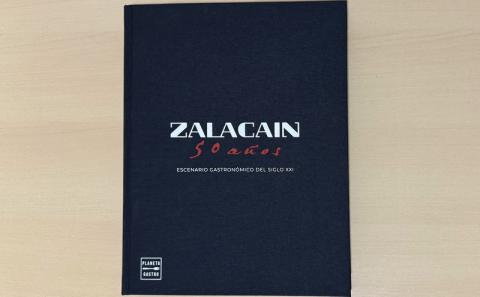 Portada del libro “Zalacaín 50 años, escenario gastronómico del siglo XXI”. (Foto: Rafael Ansón)