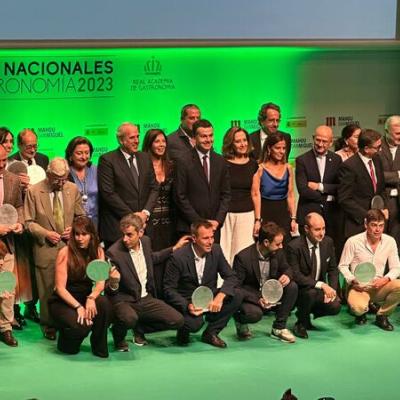 Gala entrega de Premios Nacionales de Gastronomía por parte de la Real Academia de Gastronomía 