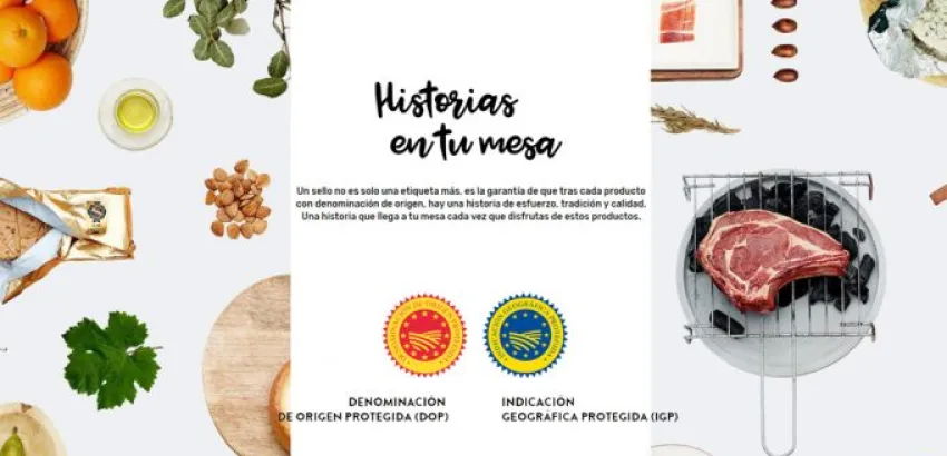 "Historias en tu mesa", campaña para conocer y reconocer los sellos europeos de calidad diferenciada DOP e IGP