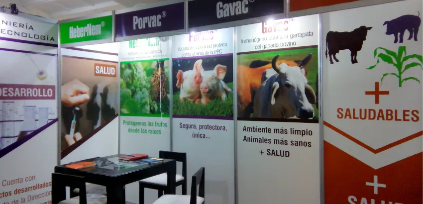 Centro de Ingeniería Genética y Biotecnología-stand-en-FIAGROP-2018