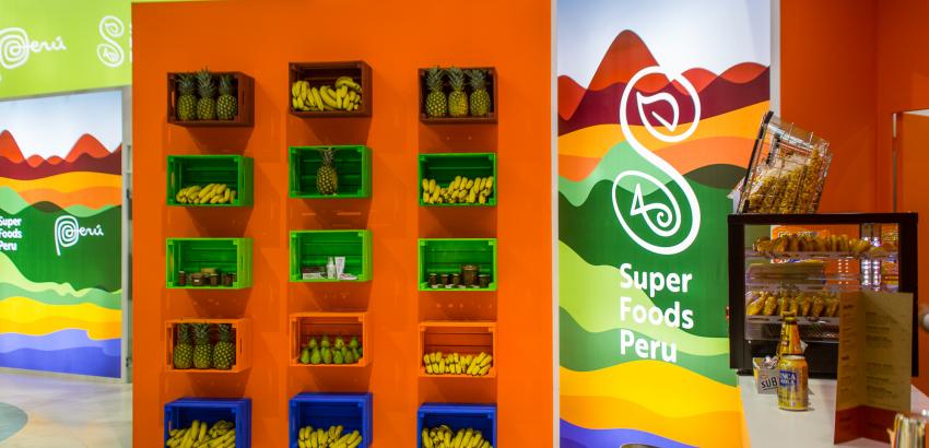 Alimentaria 2018- stand-Peru-Super-Foods