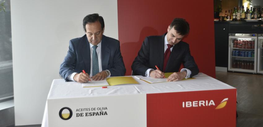 Aceites de Oliva de España-Iberia-acuerdo-de-colaboración