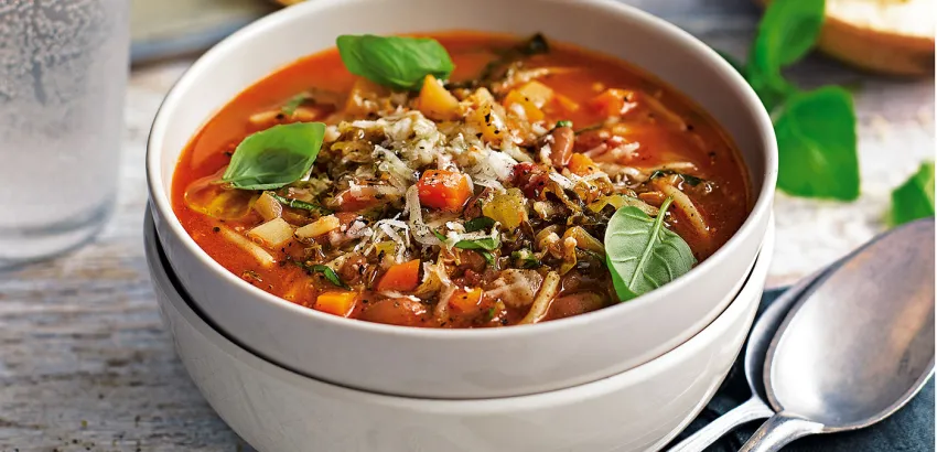  Sopa minestrone