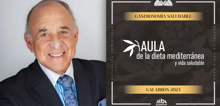 El Aula de la Dieta Mediterránea y Vida Saludable, dirigido por Alejandro Bonetti, ha recibido el Galardón a la Gastronomía Saludable de la AIBG.