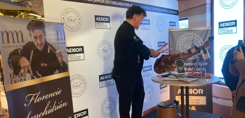 Presentación “el jamón más rico de España” certificado por AENOR