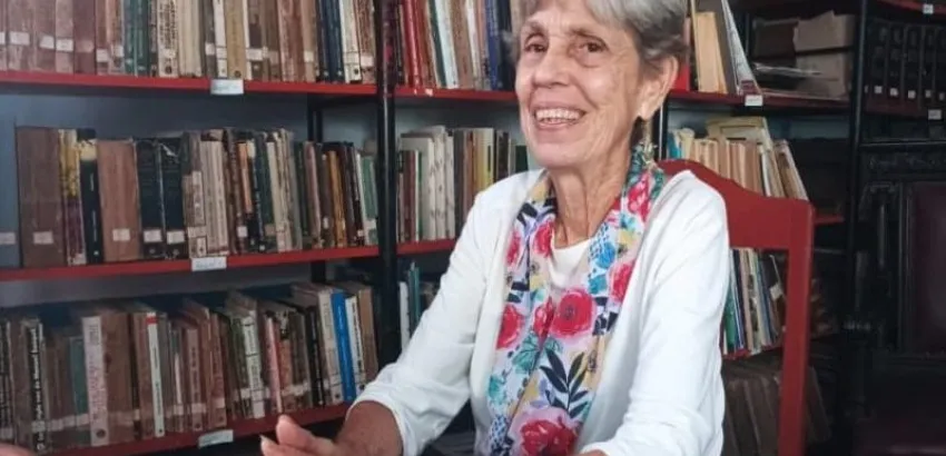 María Antonieta Jiménez, historiadora de la provincia de Sancti Spíritus