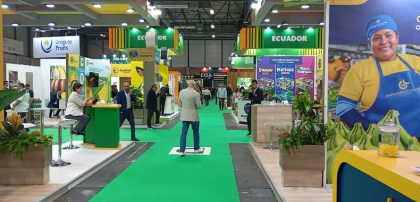 la industria bananera ecuatoriana y colombiana refuerza su presencia en Fruit Attraction 2024