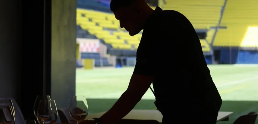 gastronomía en los estadios de fútbol