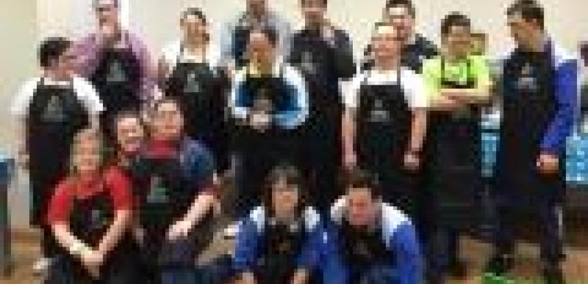 Dieciséis baristas con síndrome de Down  exhibieron sus habilidades cafeteras en Oviedo