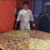 Hornean la pizza más grande de toda Cuba