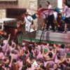 Más de 30 000 litros de vino empapan la «batalla del clarete» en La Rioja